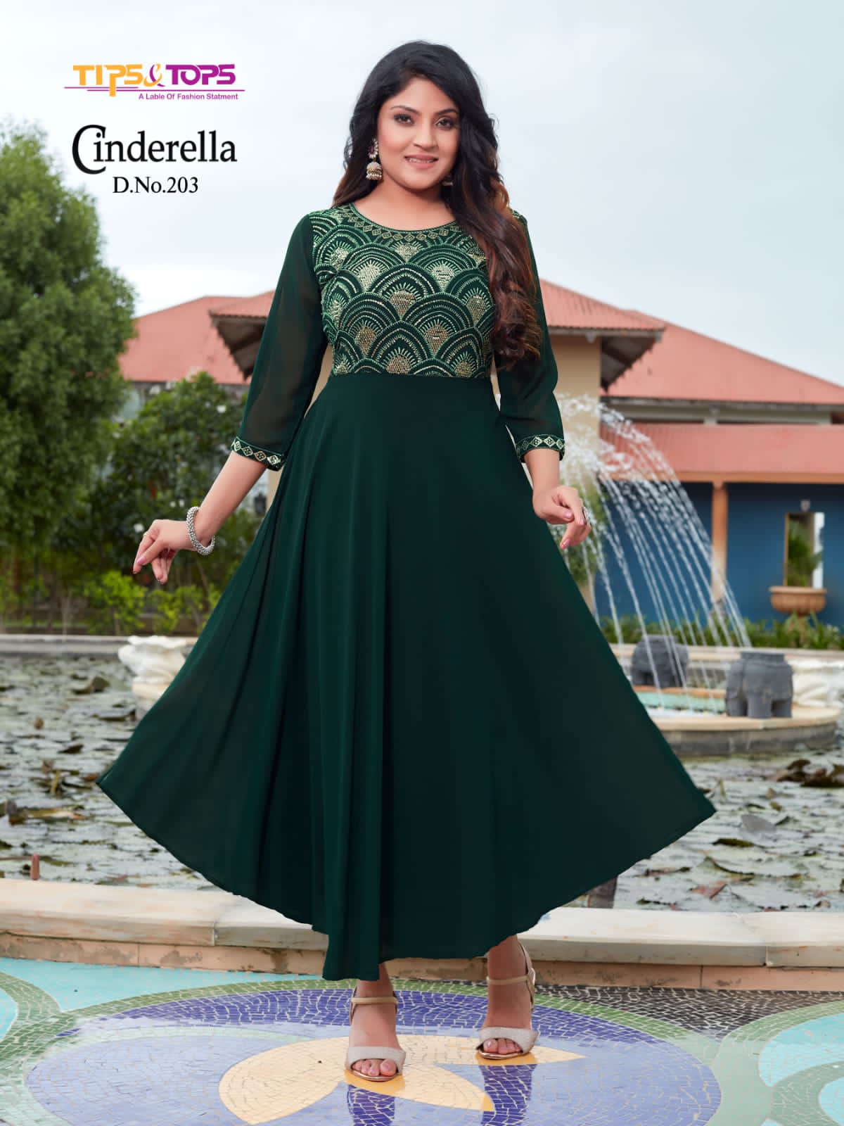 CINDRELLA 2 Fancy Designer Festive Wear Anrkali Kurtis Collection